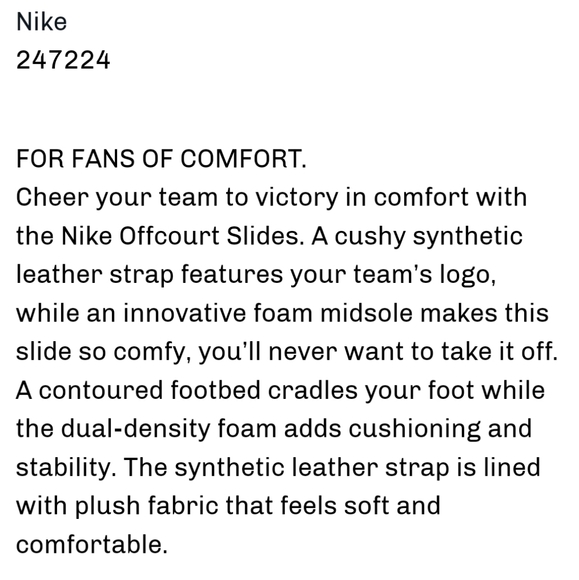 NWT Men's Seattle Seahawks Nike Off Court Slides - Picture 7 of 7